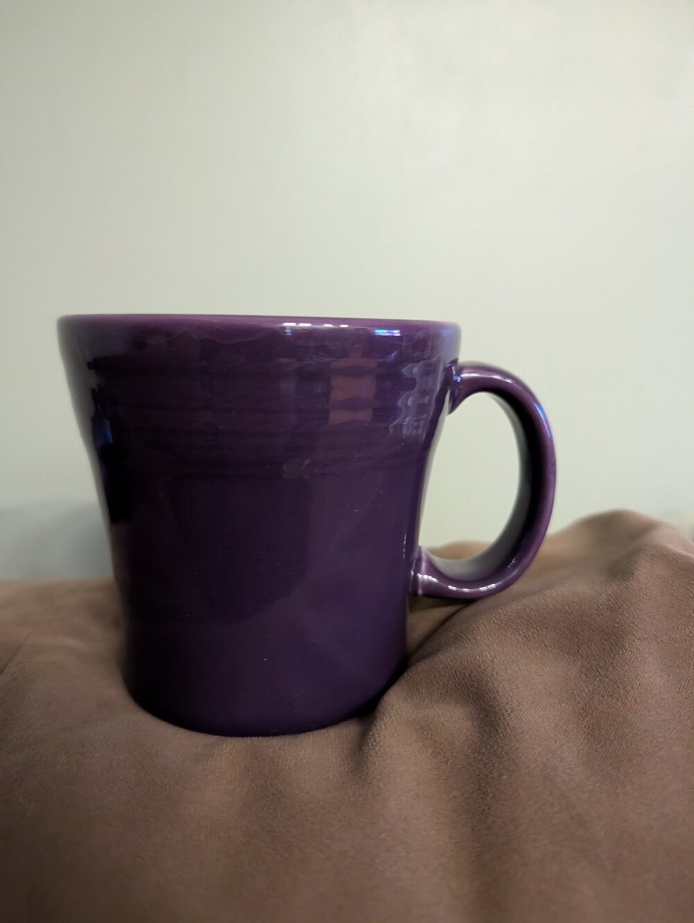 Fiestaware Plum Taperd Mug. 15OZ